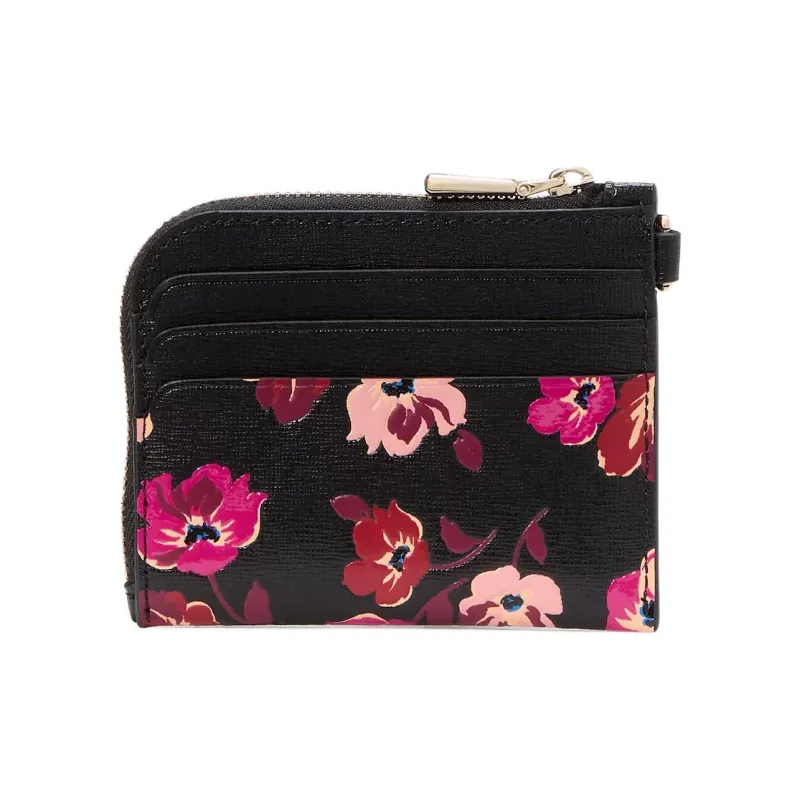 Kate Spade Leather Coin Purse Women's Black Multicolor-1