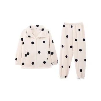 Qiao Ni Tong Pajama Set Women's Ecru