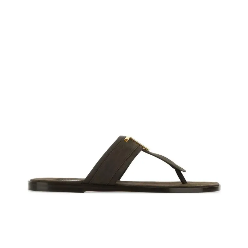 TOM FORD Flip Flops Men's Brown-1