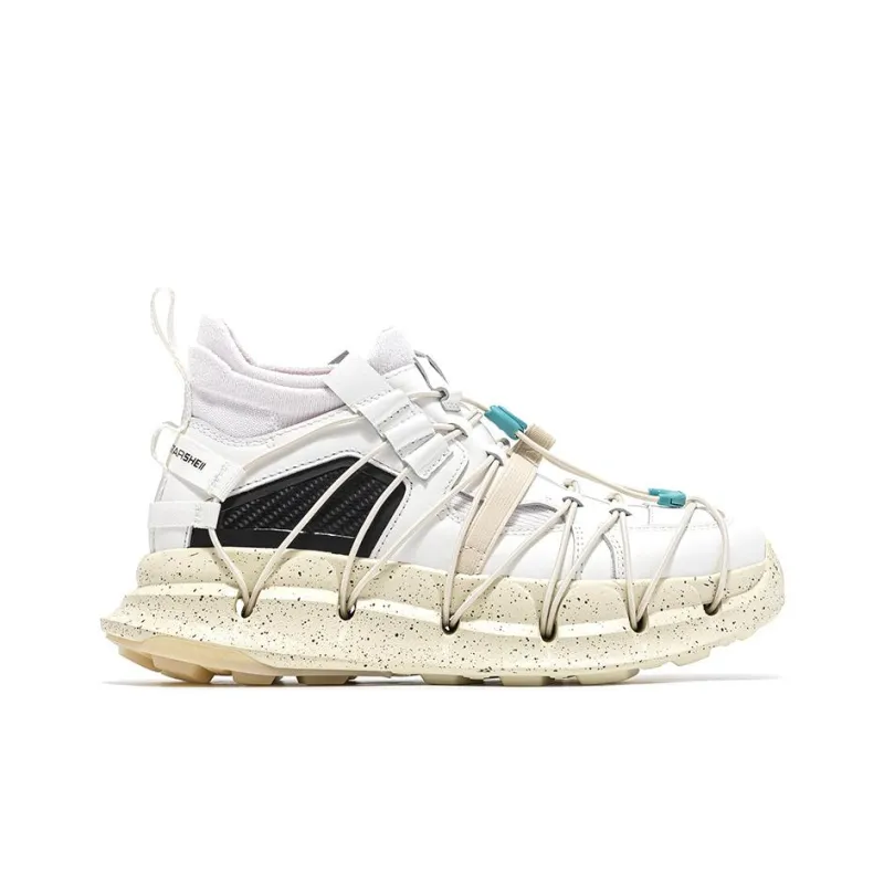 CARBONSTAR SHELL Armor Series Cushioning Lightweight Low Top Sprint Running Shoes Unisex White-1