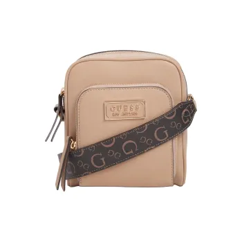 GUESS Artificial Leather Shoulder Bag, Crossbody Bag Mini Women's Brown