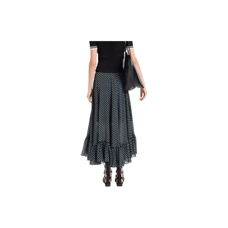 BESIONIA SS24 Casual Long Skirts Women's Green-3