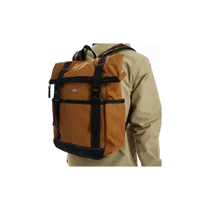Dickies Polyester Backpack Regular Unisex Brown-3