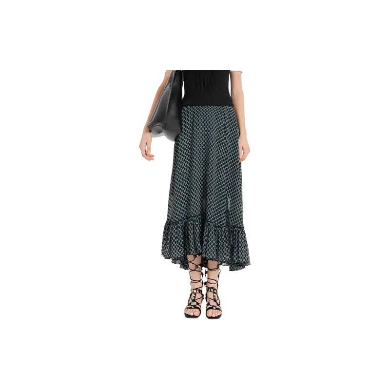 BESIONIA SS24 Casual Long Skirts Women's Green-2