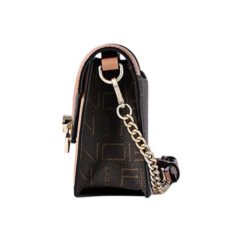 FION Artificial Leather Envelope Bag, Shoulder Bag Medium Size Women's Multicolor-12