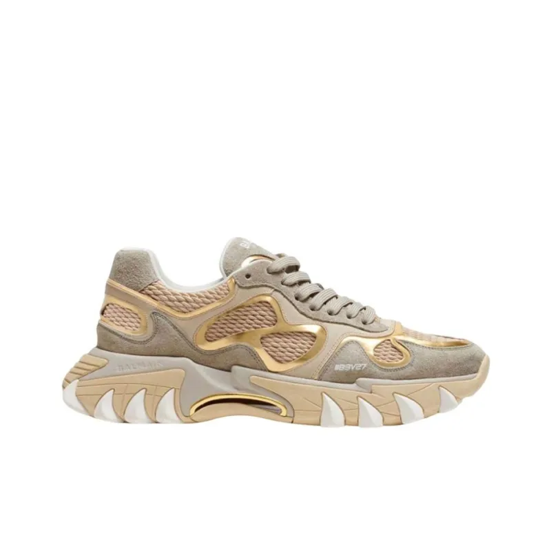 BALMAIN B-East Panelled Sneakers-1