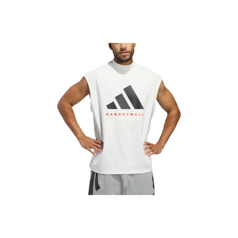 Adidas Free Shipping With AdiClub Adidas Basketball Sleeveless Tee Gender Neutral-2