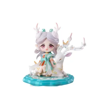 HONOR OF KINGS Encounter With The Divine Deer Yao Anime Trendy Hobby Model Merch Toy Ornament Chibi Figures