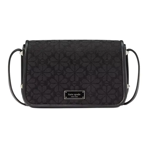 Kate Spade Cow Leather Shoulder Bag Crossbody Bag Small Size Women's Black