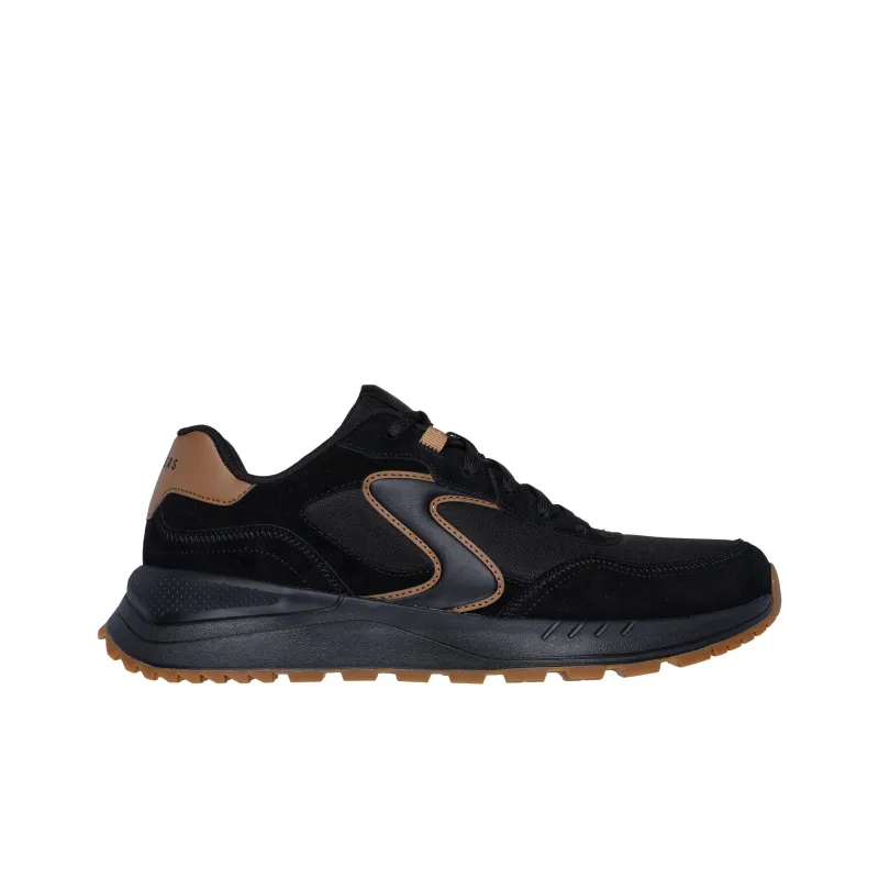 Skechers Street Wear Placer - Berwick Wear-Resistant Low-Top Casual Shoes Men's Black-1