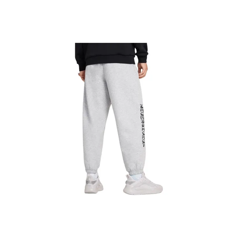 361° Basketball Collection Knitted Sweatpants Men's Light Tile Heather Gray-5