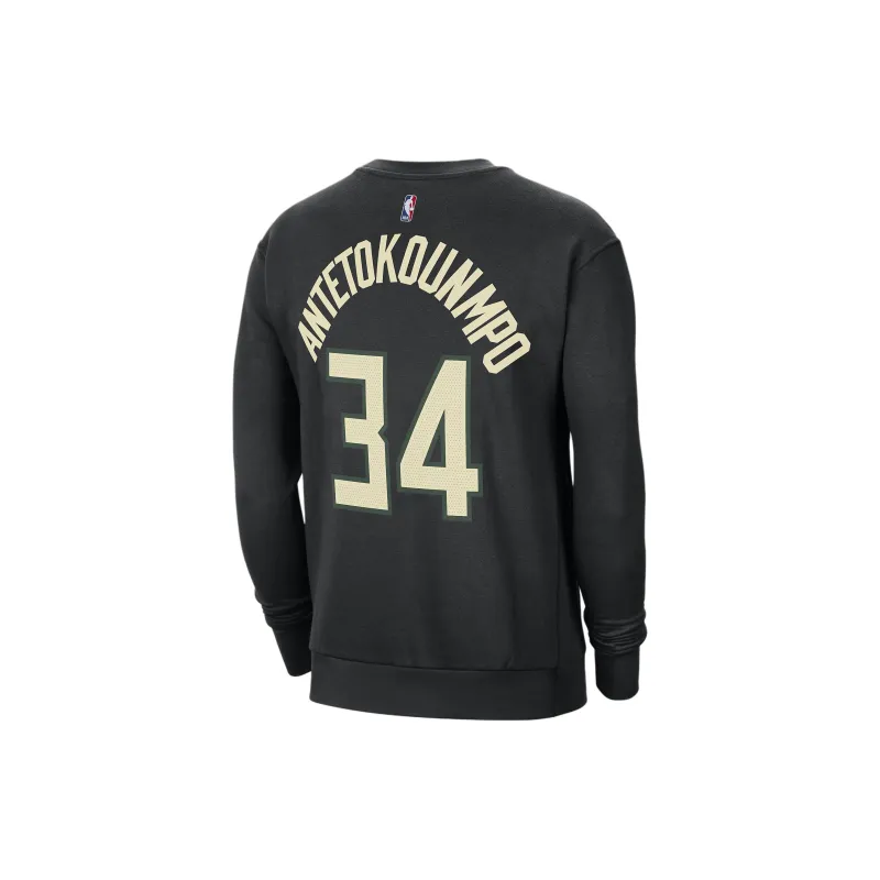 Jordan Nba Milwaukee Bucks Giannis Antetokounpo Fleece Loose Fit Sweatshirt-1