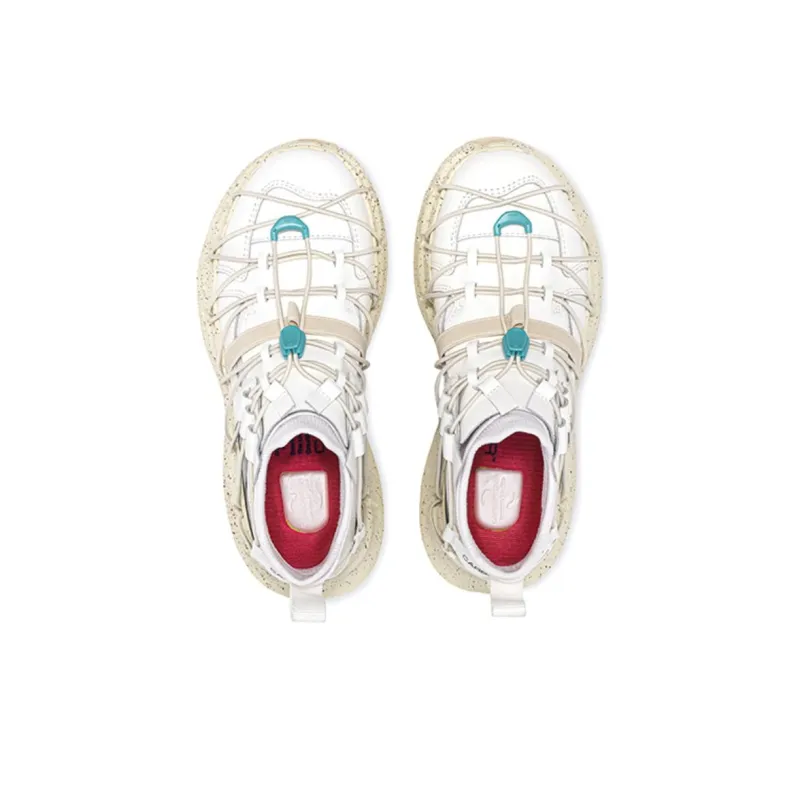 CARBONSTAR SHELL Armor Series Cushioning Lightweight Low Top Sprint Running Shoes Unisex White-3