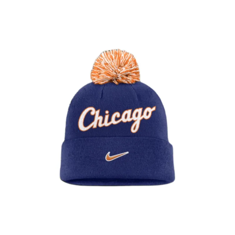 Nike Chicago White Sox Peak Men's Nike Mlb Cuffed Pom Beanie-1