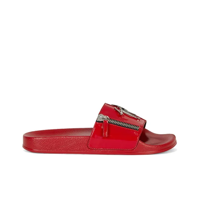 Giuseppe Zanotti/GZ Brett Slide Slippers Men's Red-1