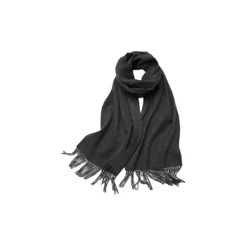 H YXIANG 100% Wool Knit Scarves Men's