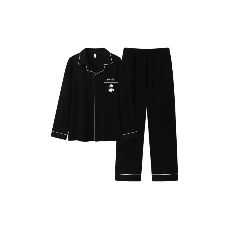 YUZHAOLIN Pajama Set Men's Gray-2