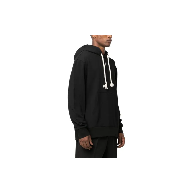 JW Anderson Logo Embroidered Drawstring Hoodie-1