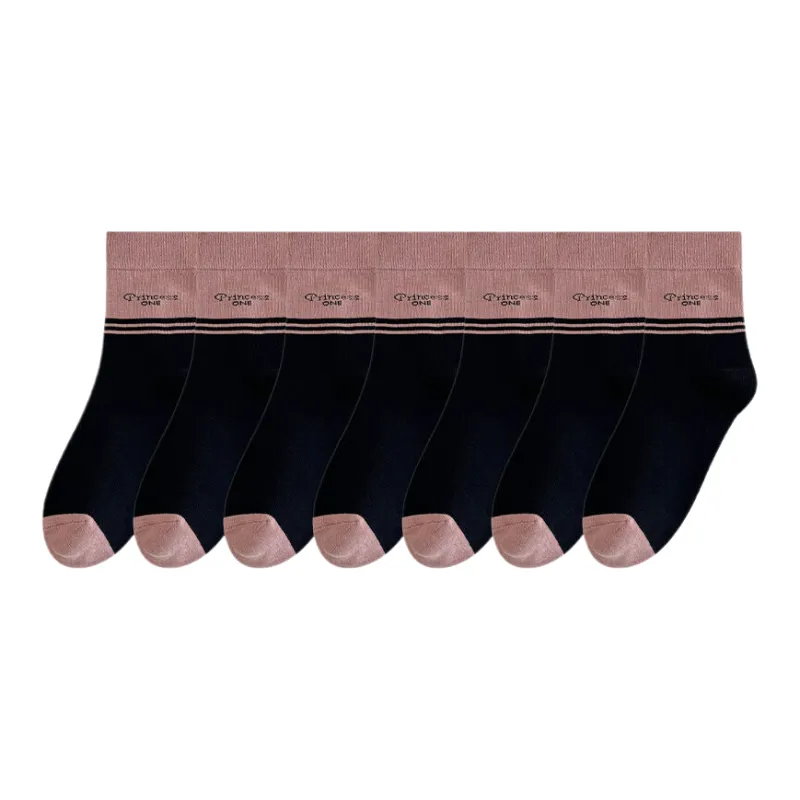 Lan Miao Mid Calf Socks Women's 7 Pack-9