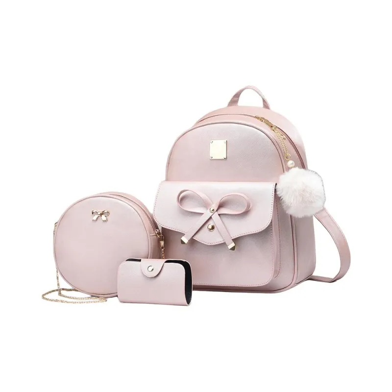 Weymond Artificial Leather Backpack Regular Women's Multicolor-9
