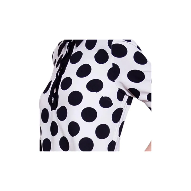 BESIONIA SS23 Short Sleeved Dresses Women's Black & White-4