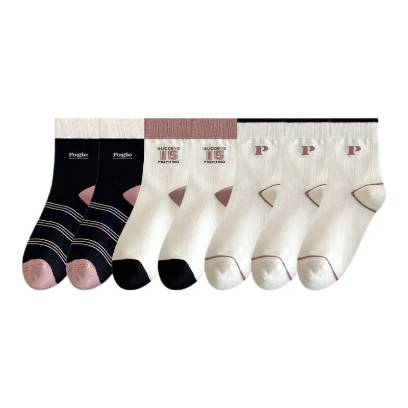 Lan Miao Mid Calf Socks Women's 7 Pack-3