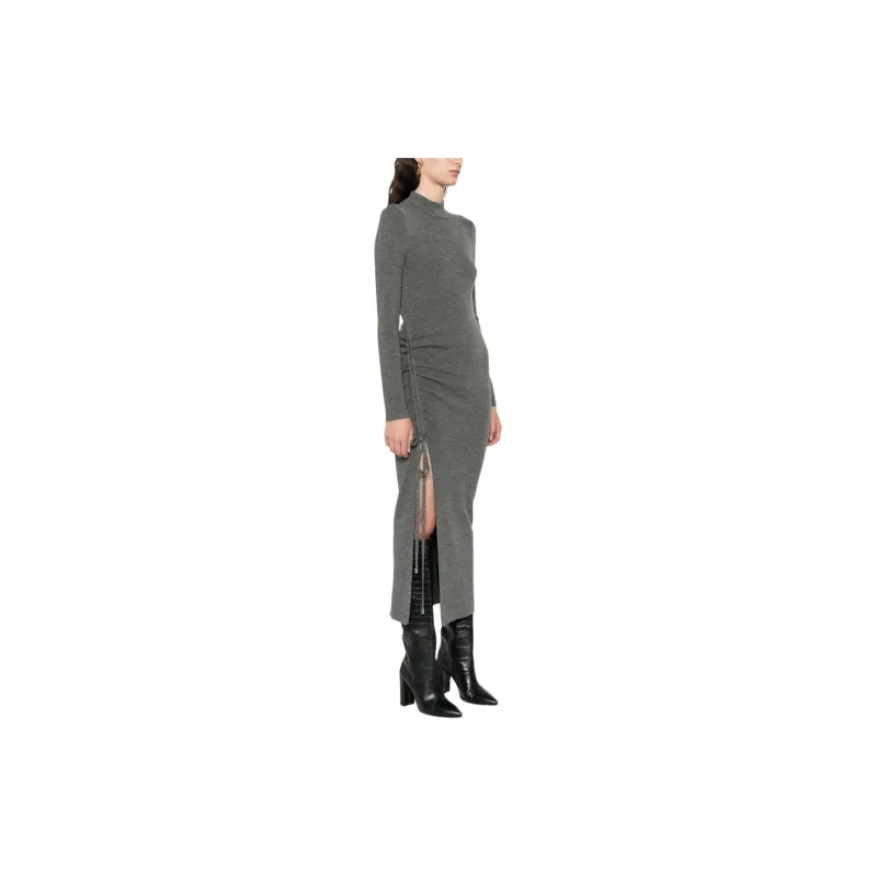 MICHAEL KORS FW24 Long Sleeved Dresses Women's Medium Gray-3