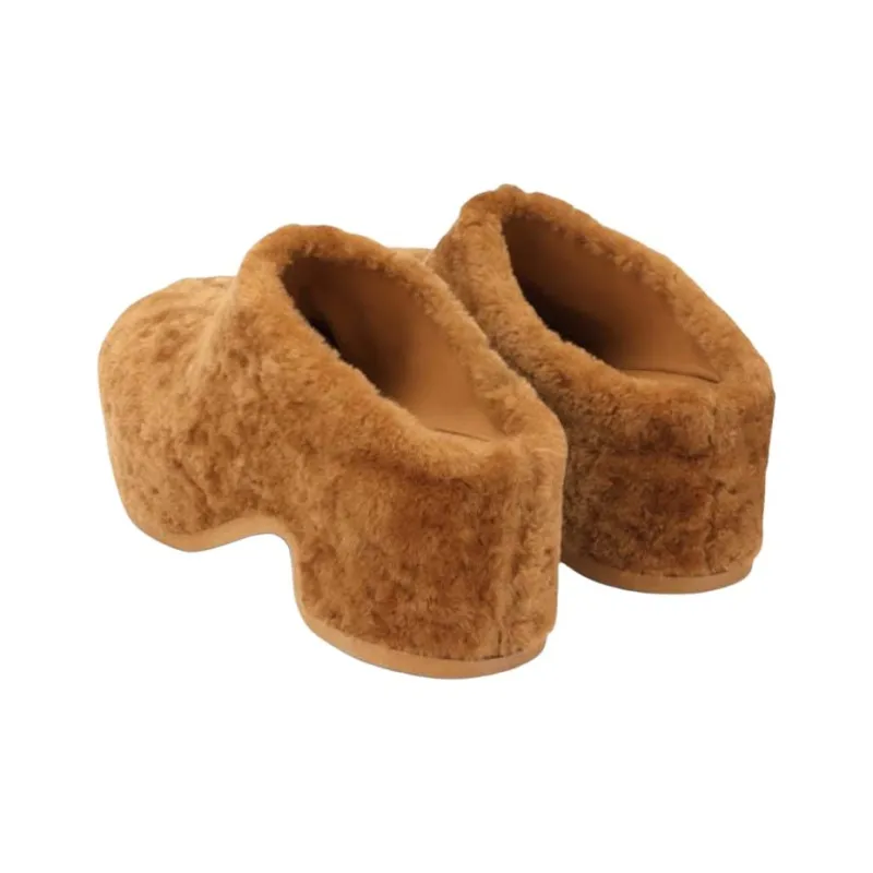 DRIES VAN NOTEN Wrap-toe Slippers Men's Brown-3