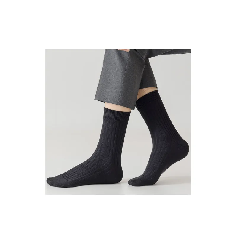 SHIWAJI Mid Calf Socks Men's 5 Pack-1
