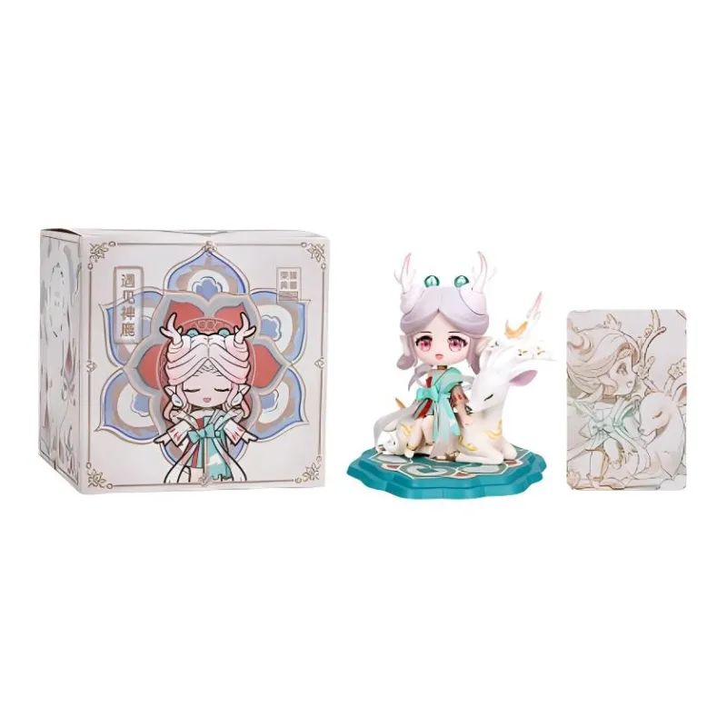 HONOR OF KINGS Encounter With The Divine Deer Yao Anime Trendy Hobby Model Merch Toy Ornament Chibi Figures-1