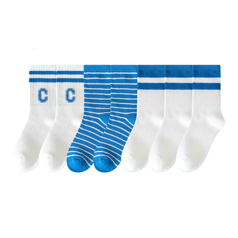 Lan Miao Mid Calf Socks Women's 7 Pack-4