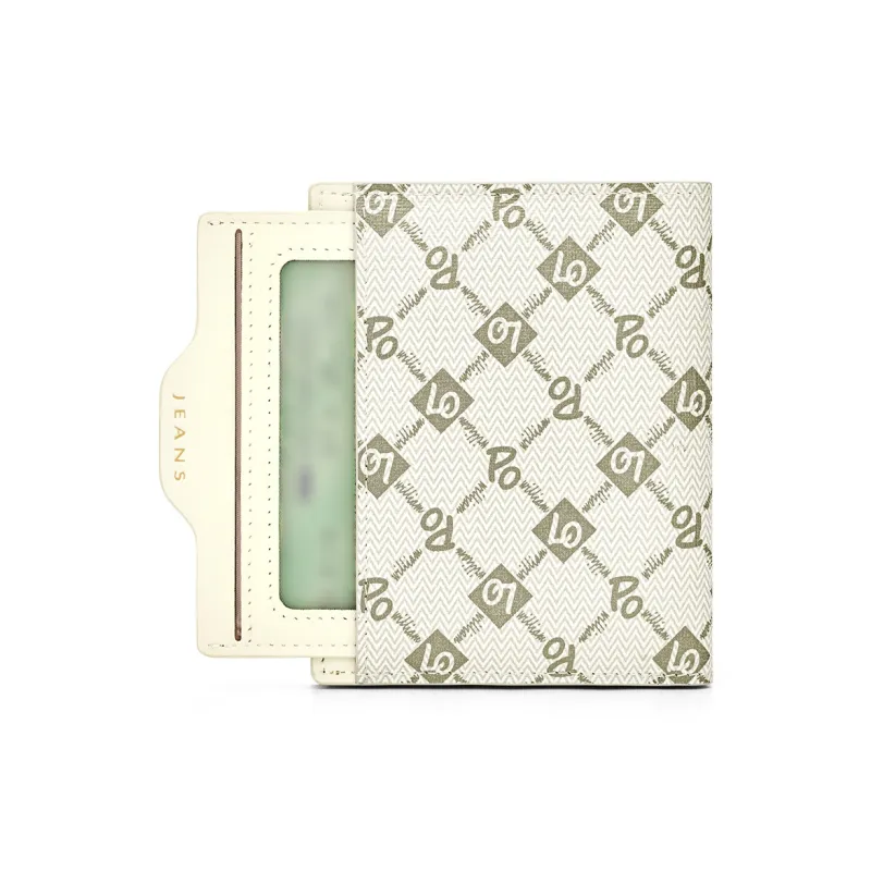 WilliamPOLO PVC Wallet Women's White-2