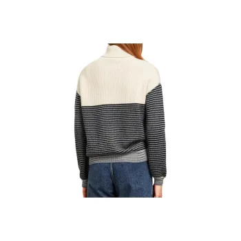 MIHUANG Cashmere Sweater Women's Gray Blue
