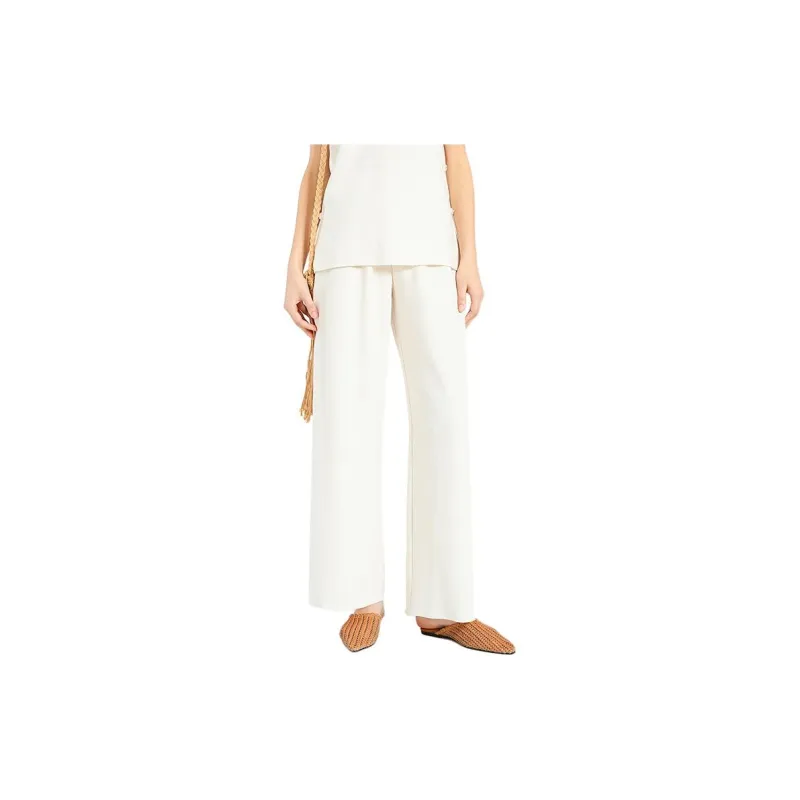 BESIONIA SS24 Casual Pants Women's White-4