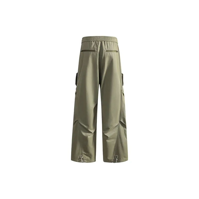 Wen Shan Casual Pants Women's Military Green-4