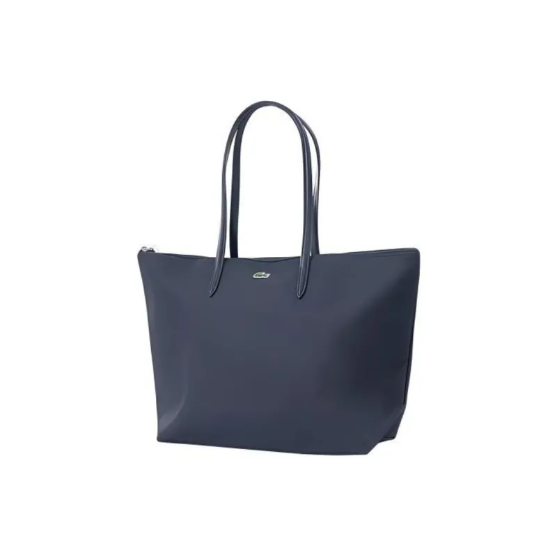 LACOSTE PVC Tote Bag, Shopping Bag, Shoulder Bag, Handbag Regular Women's Marine Blue-2