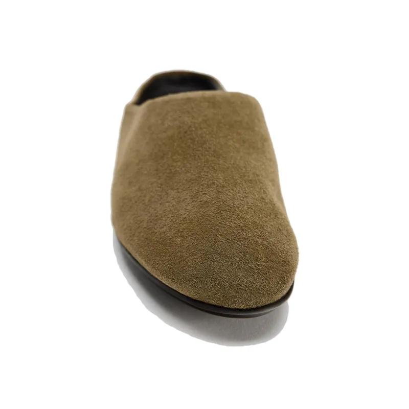 ZARA Wrap-toe Slippers Women's Khaki Green-3