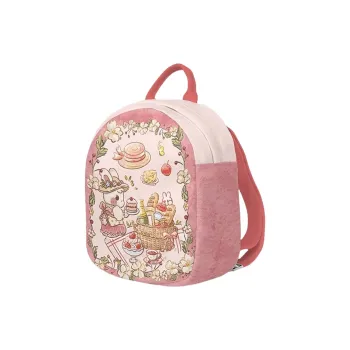 AOSONG Suede Tech Fabric Backpack Regular Women's Pink