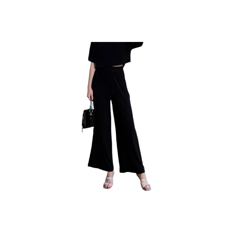 BESIONIA SS23 Casual Pants Women's Black-2