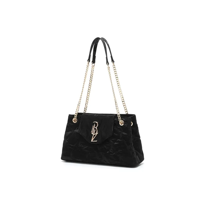 BETTINA VIVIAN PU Shoulder Bag, Crossbody Bag Regular Women's Black-3