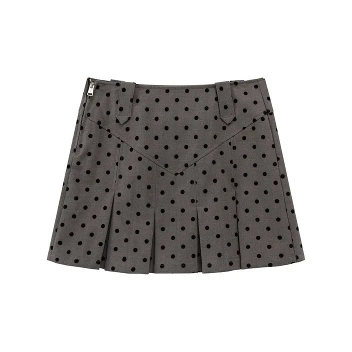 CHUU Casual Short Skirts Women's Carbon Gray-1