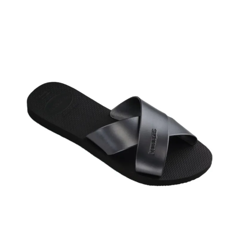 Havaianas Slide Slippers Women's Black-2
