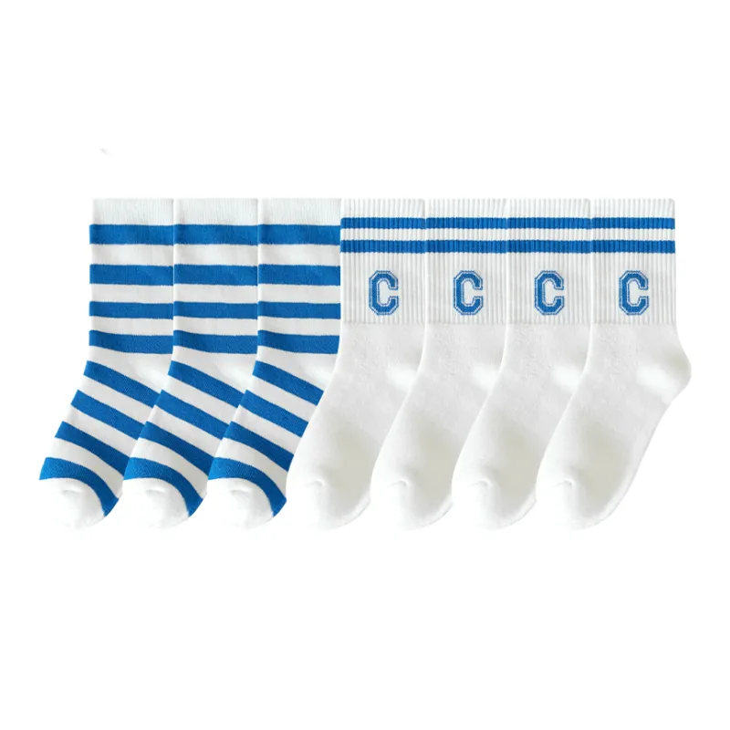 Lan Miao Mid Calf Socks Women's 7 Pack-6