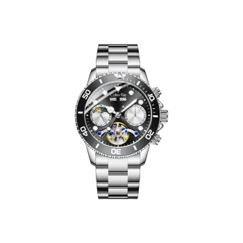 Colev Kie Automatic Mechanical Movement Steel Strap Men's Watches Green Dial