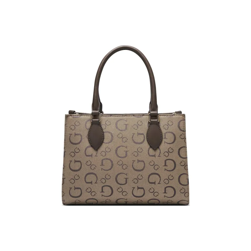 GUESS Artificial Leather Shoulder Bag Crossbody Bag Handbag Small Size Women's Brown-2