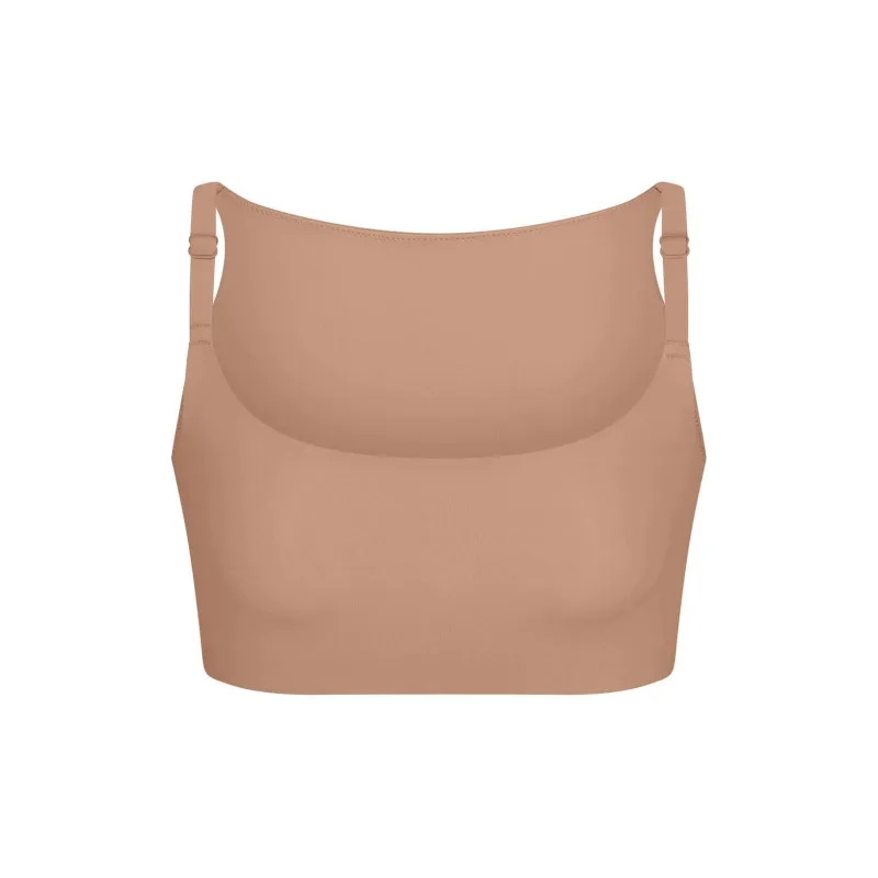 SKIMS FW24 FITS EVERYBODY BACK SMOOTHING SCOOP BRALETTE Bra Women's 1 Pack SIENNA/Ochre-0