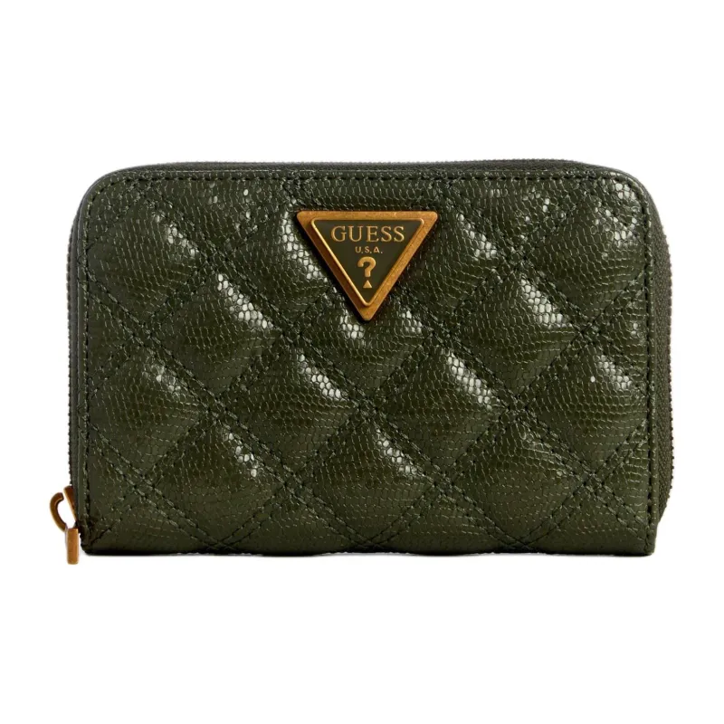 GUESS Artificial Leather Wallet Medium Size Women's Green-0
