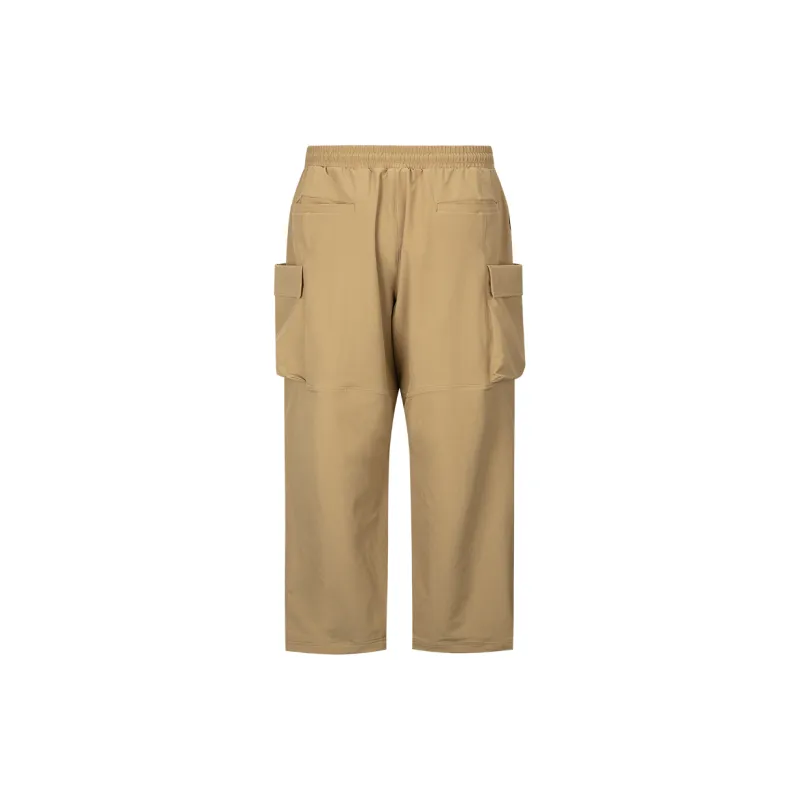 Reebok Casual Pants Unisex Yellow Khaki-1