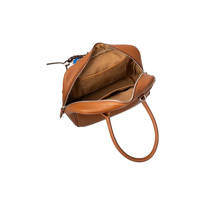 Vigno Synthetic Leather One Shoulder Handbags Regular Women's Brown/Khaki/White/Black-5