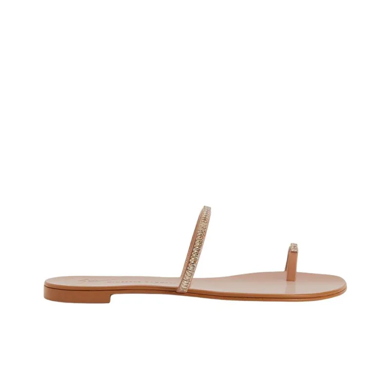 Giuseppe Zanotti Colorful Crystal Flip flops-1